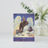 Legerluchtmacht Briefkaart (Staand voorkant)