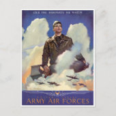 Legerluchtmacht Briefkaart (Voorkant)