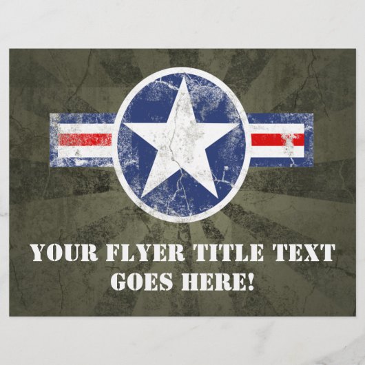 Legerluchtmacht  flyer (Voorkant)