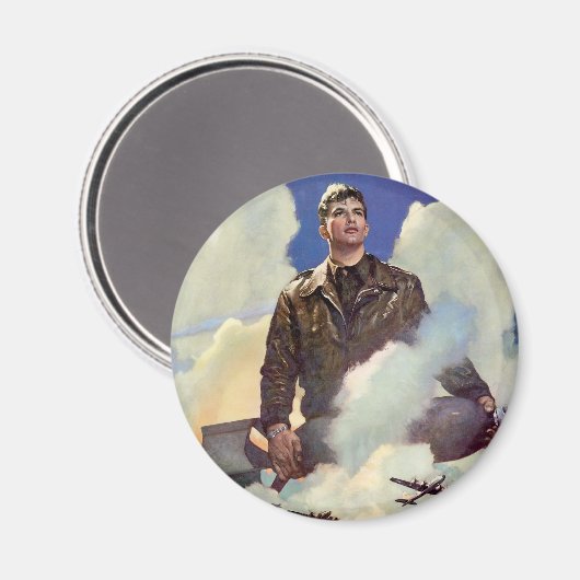 Legerluchtmacht Magneet (Voorkant / Achterkant)