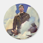 Legerluchtmacht Magneet (Voorkant)