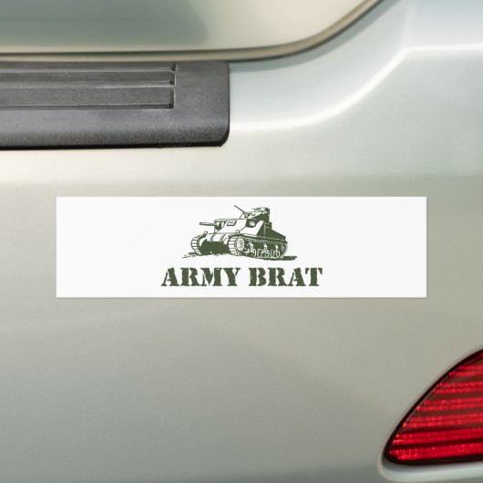 Legermerk Bumpersticker (Op auto)
