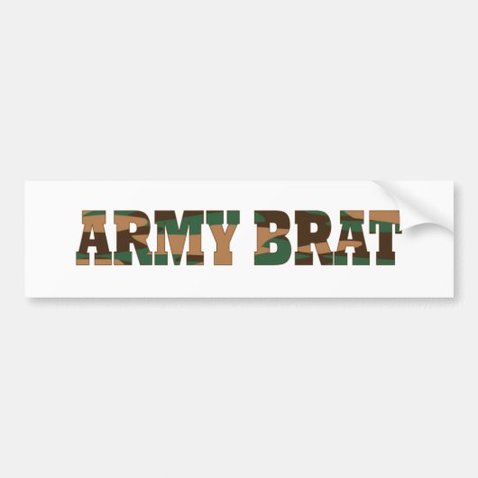Legermerk Bumpersticker (Voorkant)