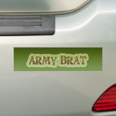 Legermerk Bumpersticker (Op auto)