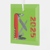 Legermes, Ornament met meerdere tools (Voorkant links)