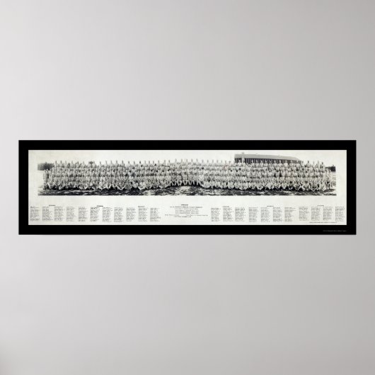 Legerofficier WWWII Foto 1946 Poster (Voorkant)