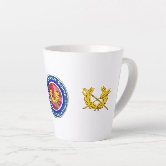 Legerrechter advocaat-generaal JAG Corps Latte Mok (Rechterhoek)