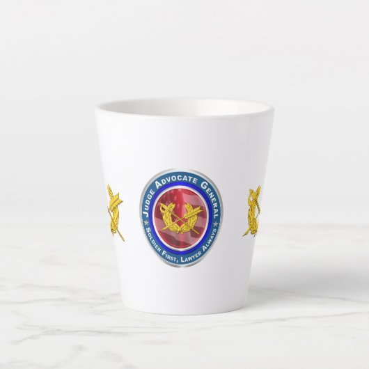 Legerrechter advocaat-generaal JAG Corps Latte Mok (Voorkant)