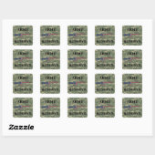 Legerreserve M16 Sticker Groen (Vel)