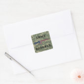 Legerreserve M16 Sticker Groen (Envelop)
