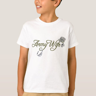 legerring, hondenlabel, pet-groen t-shirt