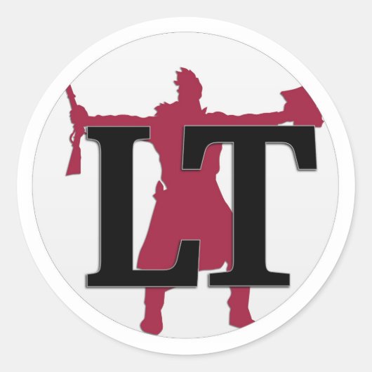 Légers autocollants circulaires Lawrence Times (Devant)