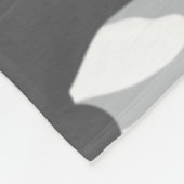 Legersneeuwkamouflage Fleece Deken (Hoek)