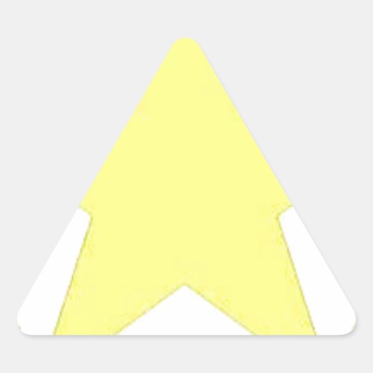 legerster driehoek sticker (Voorkant)