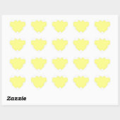 legerster hart sticker (Vel)