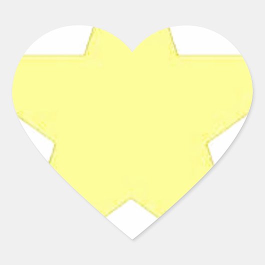 legerster hart sticker (Voorkant)