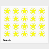 legerster ronde sticker (Vel)