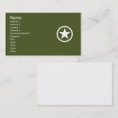 Legerster Visitekaartje (Voorkant / Achterkant)