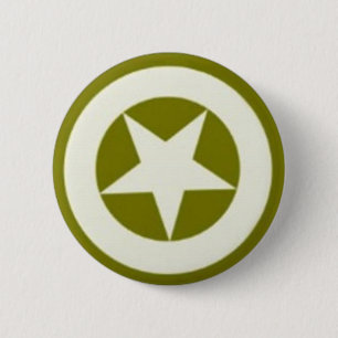 Legersterrenknop Ronde Button 5,7 Cm