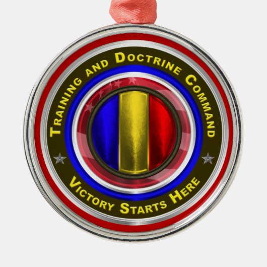 Legertraining en doctrine commando Keepslag Christ Metalen Ornament (Voorkant)