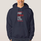 Legerveteraan Gewoon Dikker Grappig Hoodie (Voorkant)