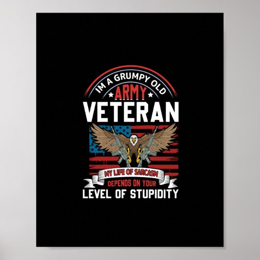 legerveteraan poster (Voorkant)