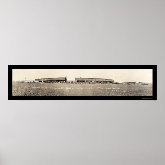 Legervliegtuigen Houston, TX Army Foto 1916 Poster (Voorkant)