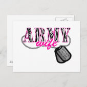 Legervrouw Briefkaart (Voorkant / Achterkant)