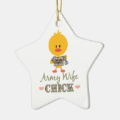 Legervrouw Chick Star Ornament (Links)