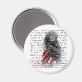 legervrouw gedicht magneet (Voorkant / Achterkant)