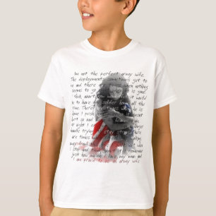 legervrouw gedicht t-shirt