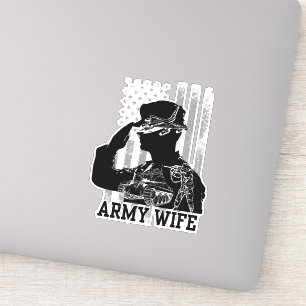 Legervrouw Sticker