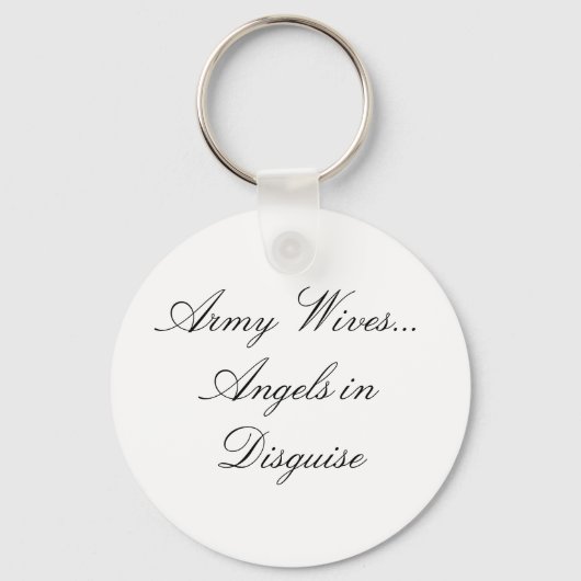Legervrouwen...Angels in Disguise Sleutelhanger (Voorkant)