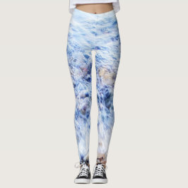 Leggen koel blauw water leggings