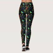 Legging à coeurs entrelacés de la fierté arc-en-ci (Dos)