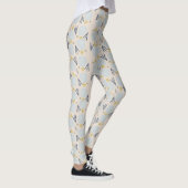 Legging à motif botanique de plage Dollar de sable (Droite)