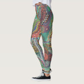 Legging à motif carreaux pointillés (Gauche)