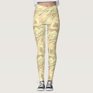 Legging à motif de design