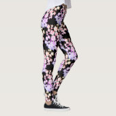 Legging à motif de fleurs de figues sûres funky (Droite)
