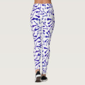 Legging à motif de formes de touches funky différe (Dos)
