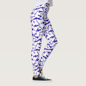 Legging à motif de formes de touches funky différe (Droite)