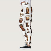 Legging à motif grain de café (Gauche)