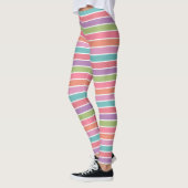 Legging à rayures colorées (Gauche)