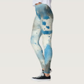 legging abstrait aquarelle (Gauche)