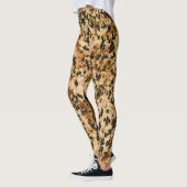 Legging Beige Marron & Noir (Gauche)