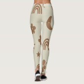 Legging Boho Beige et Marron (Dos)