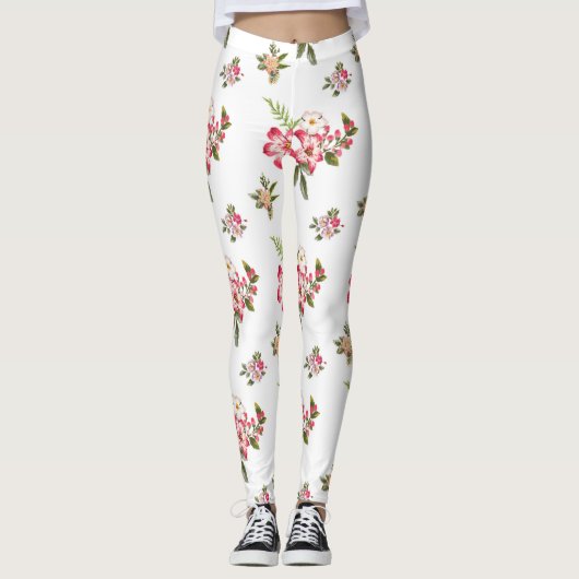legging bouquet de fleurs (Devant)