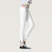 Legging brodé floral (Droite)