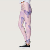 Legging Butterfly Dream Motion – Aquarelle Douce (Gauche)