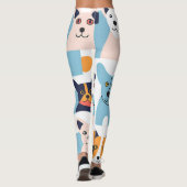 legging chiens style picasso (Dos)